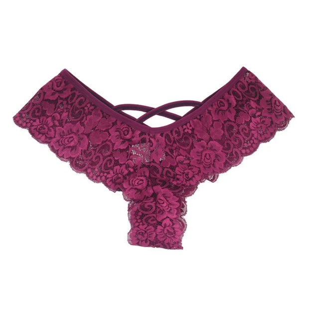 "Sakura" Thong – Floral Elegance and Unparalleled Comfort