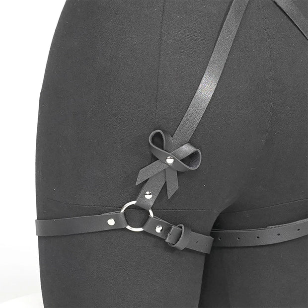 "Aka no Hada" leather buttocks harness